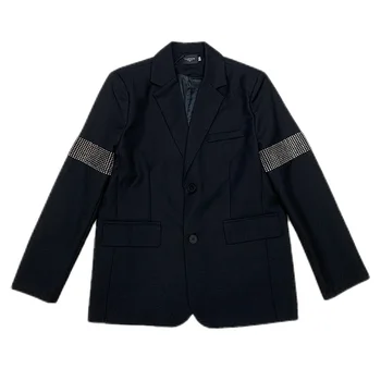 LS09219 Модные мужские пальто и куртки 2023 для подиума, роскошный известный бренд, европейский дизайн, мужская одежда для вечеринок