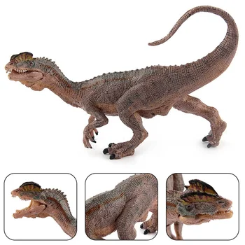 Имитационные игрушки-динозавры для детей, модель животного, Реалистичные Фигурки Бегущего Велоцираптора, Обучающая игрушка для мальчиков, Коричневый Динозавр